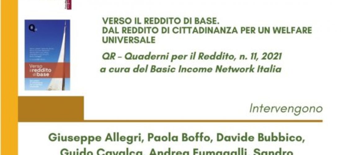 Dal reddito di cittadinanza al reddito di base