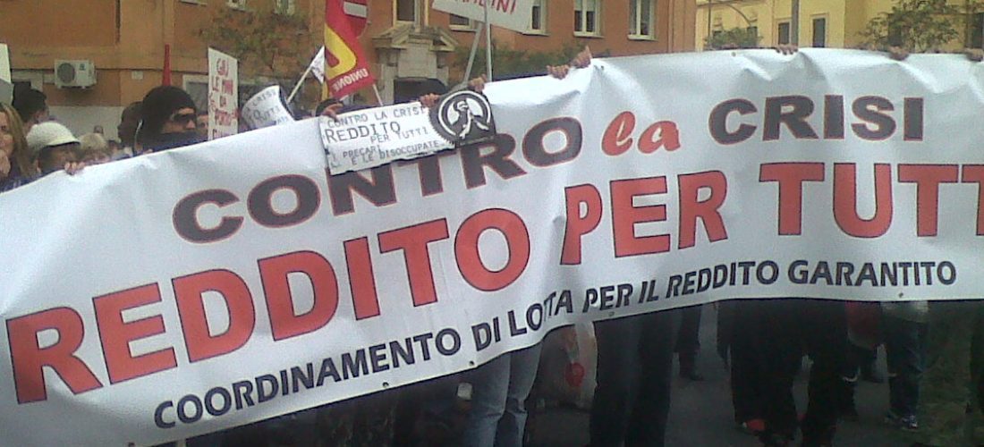 contro crisi reddito